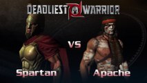 Spartan VS Apache In A Deadliest Warrior The Game Battle / Match / Fight