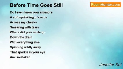 Jennifer Sol - Before Time Goes Still