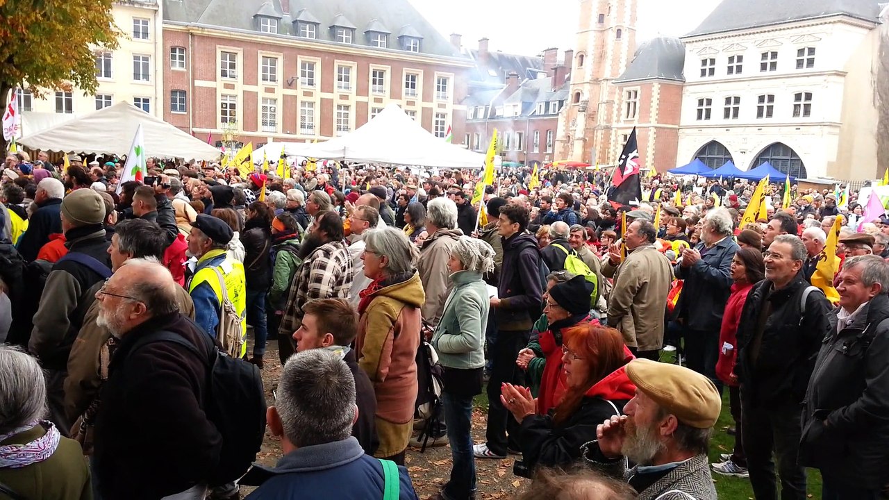 Ferme des 1.000 vaches : manif des opposants