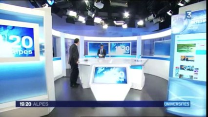 Reportage sur le lancement du Statut Etudiant-Entrepreneur sur France 3 Alpes