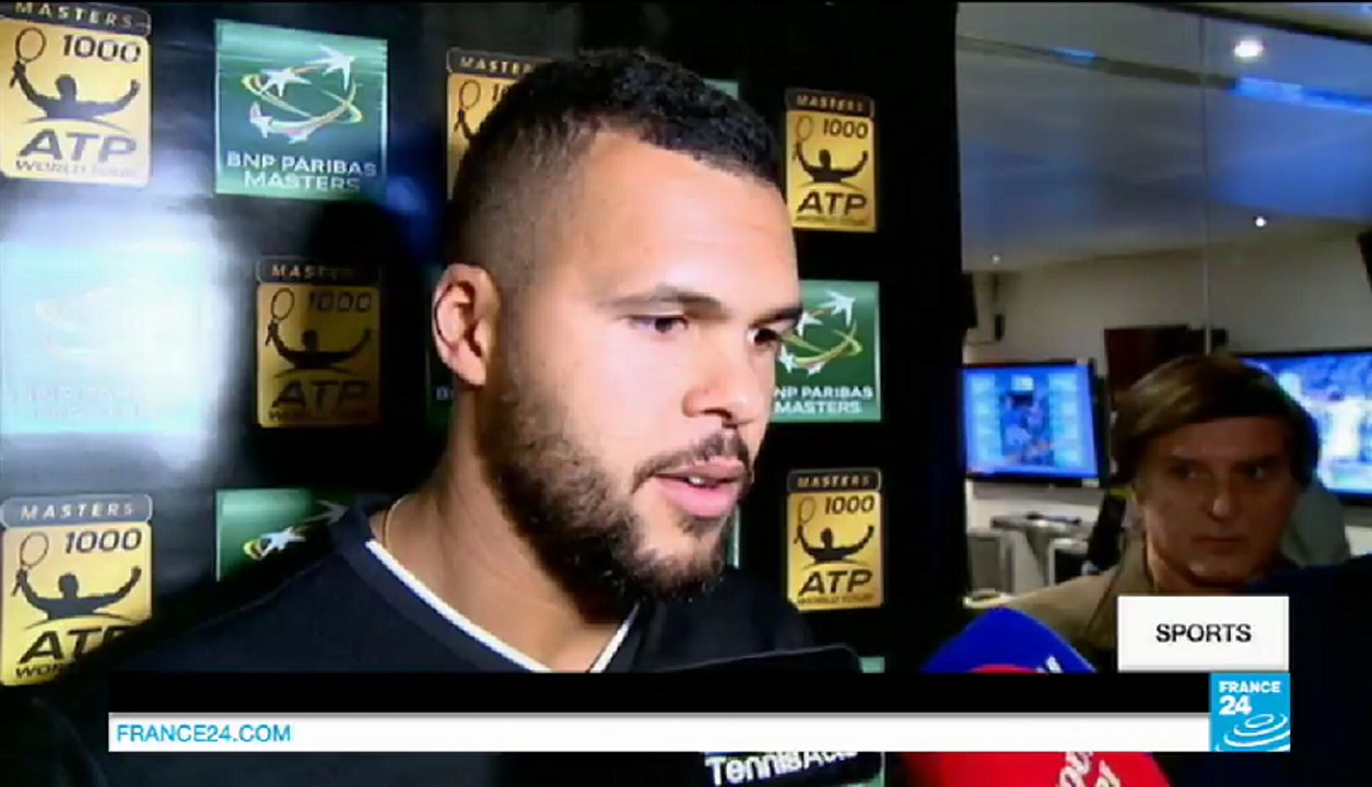 Jo-Wilfried Tsonga est de retour sur les courts - Masters de Paris Bercy