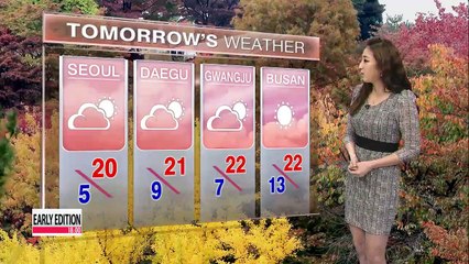 Clear autumn skies nationwide