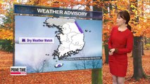Chilly autumn weather to continue on Wednesday