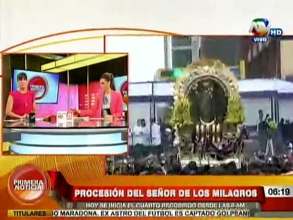 Señor de los Milagros realiza cuarto recorrido