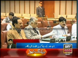 Hue and cry over remarks of Zahid Hamid in Senate