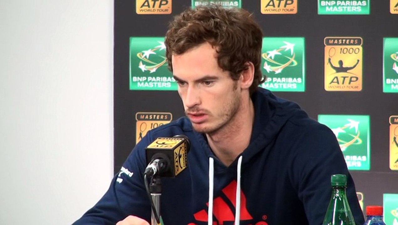 BNPPM - Paris-Bercy 2014 - Andy Murray : 'De longues semaines bénéfiques'