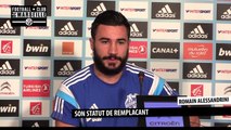 Romain Alessandrini évoque son statut de remplacant et son adapatation