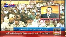 Altaf Hussain talks to Sindhi speaking MQM workers
