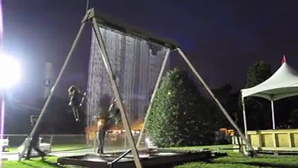 The amazing Waterfall Swing that doesn't get you wet...