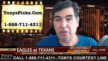 Houston Texans vs. Philadelphia Eagles Free Pick Prediction NFL Pro Football Odds Preview 11-2-2014