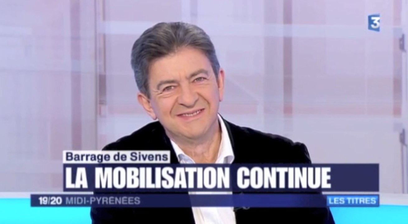 Barrage de Sivens : "L'arrogance technocratique" - Mélenchon