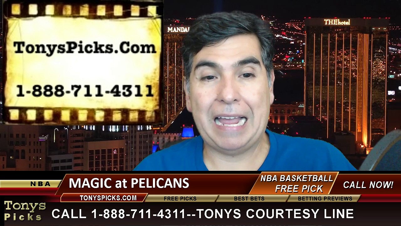New Orleans Pelicans vs. Orlando Magic Free Pick Prediction NBA Pro Basketball Point Spread Odds Preview 10-28-2014