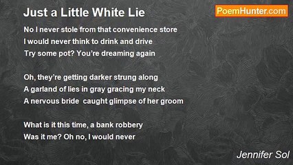 Jennifer Sol - Just a Little White Lie