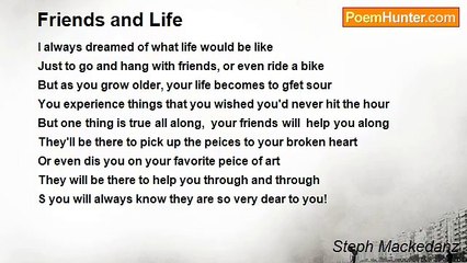Steph Mackedanz - Friends and Life