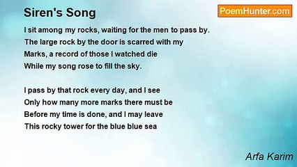 Arfa Karim - Siren's Song
