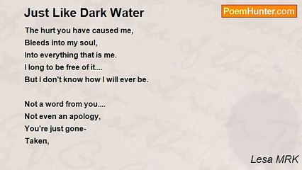 Lesa MRK - Just Like Dark Water