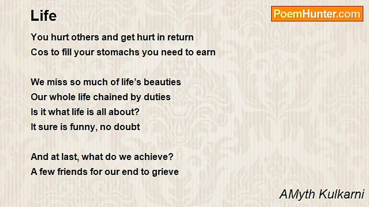 AMyth Kulkarni - Life