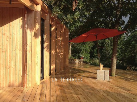 Extension ossature bois maison corps de ferme du Lot