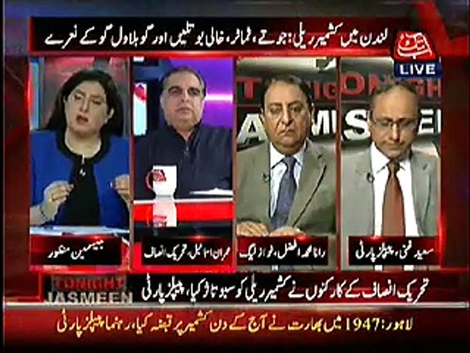 PPP s Saeed Ghani gives Warning to PTI during a Live Show