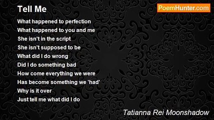 Tatianna Rei Moonshadow - Tell Me