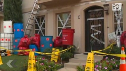 Pour Halloween il fait croire à une décontamination Ebola