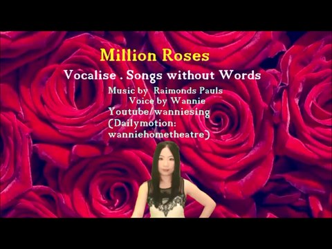 Vocalise : Million Roses Миллион алых роз (My cover - high voice)
