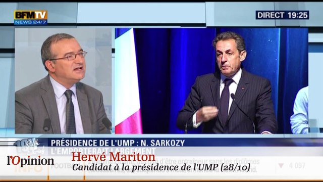 Hervé Mariton : le picador de François Fillon tacle Nicolas Sarkozy