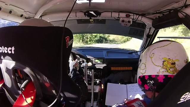 Rallye Cévennes 2014 Pistachi Luc - Peck BMW Compact F2000/14 WS ES1 Mars - Arrigas