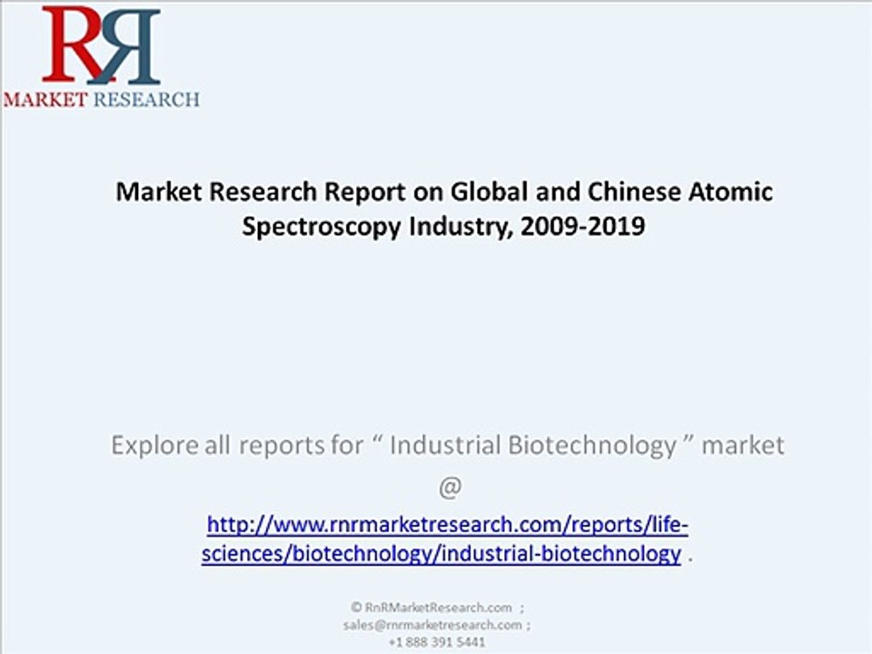 Global and Chinese Atomic Spectroscopy Industry 2019