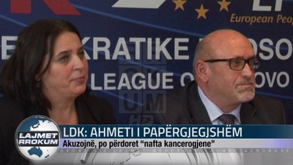 LDK: SHPEND AHMETI I PAPËRGJEGJSHËM