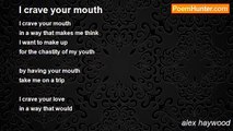 alex haywood - I crave your mouth