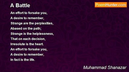 Muhammad Shanazar - A Battle