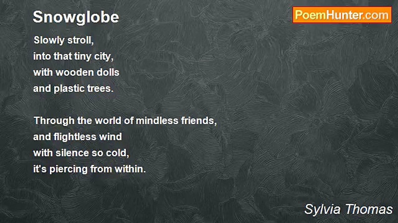 Sylvia Thomas - Snowglobe