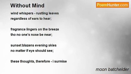 moon batchelder - Without Mind