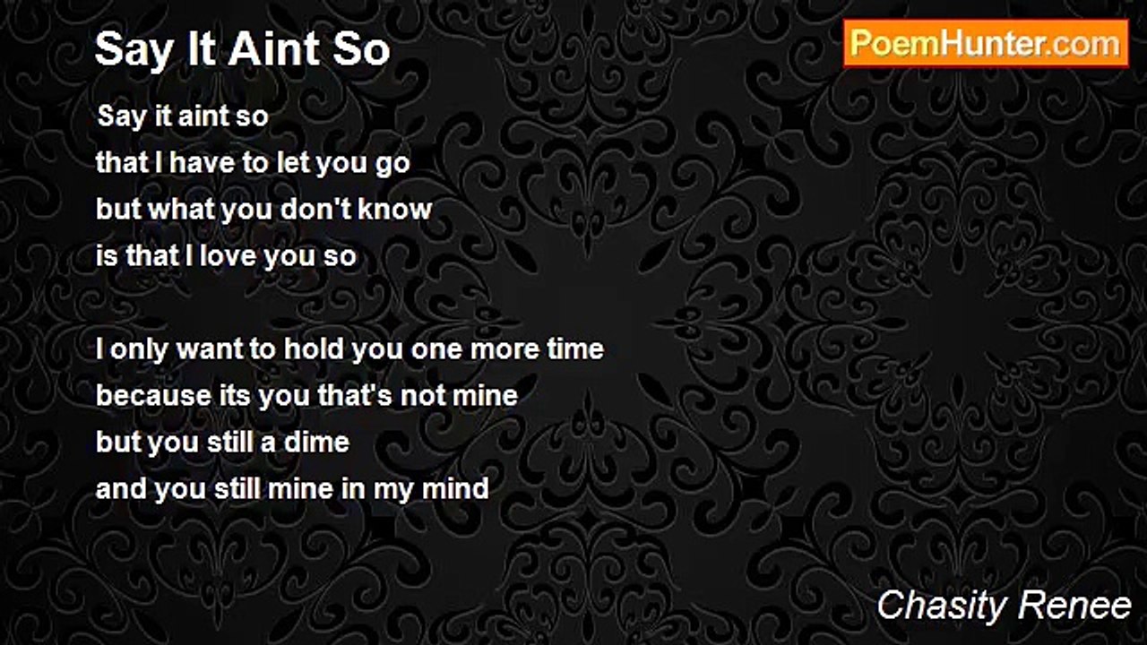 Chasity Renee - Say It Aint So