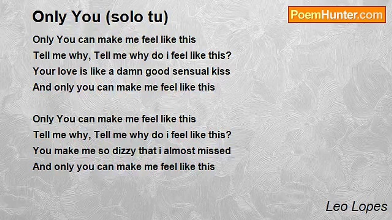 Leo Lopes - Only You (solo tu)