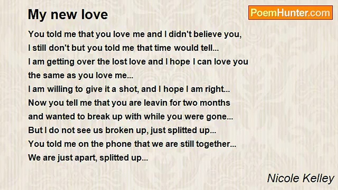 Nicole Kelley - My new love