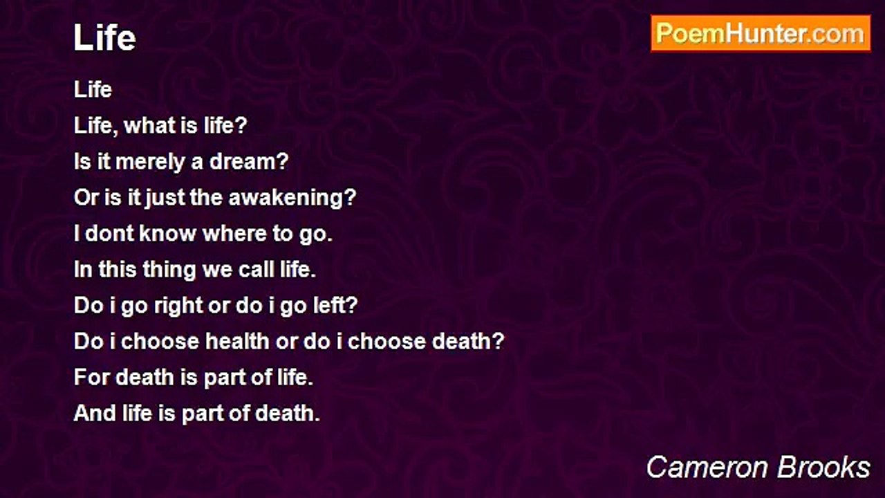 Cameron Brooks - Life
