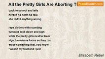 Elizabeth Rebel - All the Pretty Girls Are Aborting Their Babies