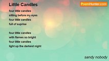 sandy nobody - Little Candles