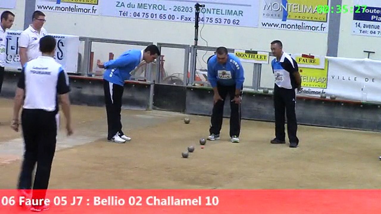Barrages 2 sur 2, première étape du Super 16, saison 2014 2015, Sport Boules, Montélimar 2014