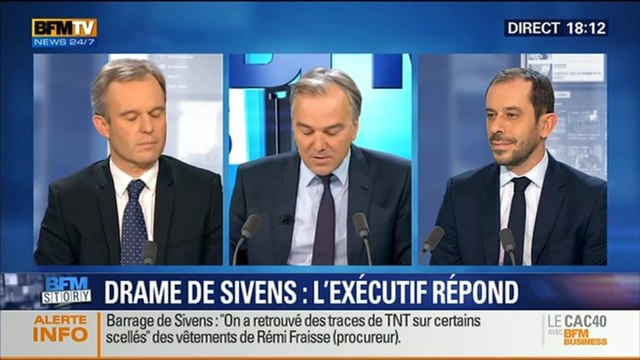 BFM Story: Décès de Rémi Fraisse: l'exécutif répond (1/3) - 28/10