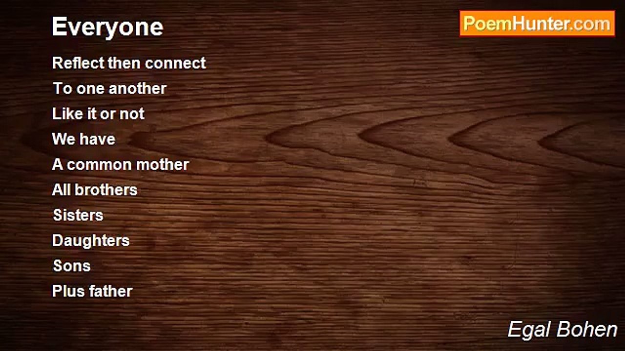 Egal Bohen - Everyone