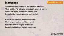 patty barnes - Innocence