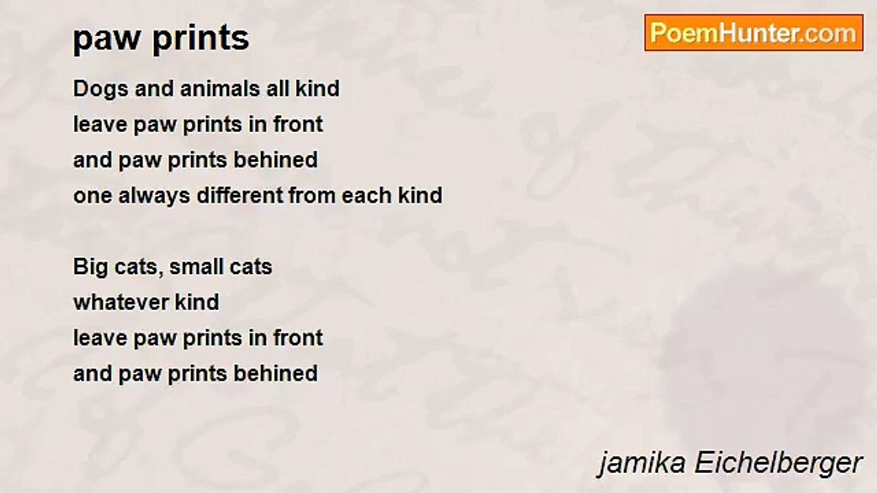jamika Eichelberger - paw prints