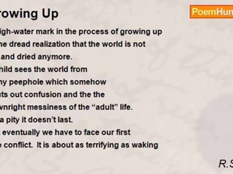 R.S. Farris - Growing Up