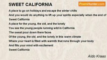 Aldo Kraas - SWEET CALIFORNIA