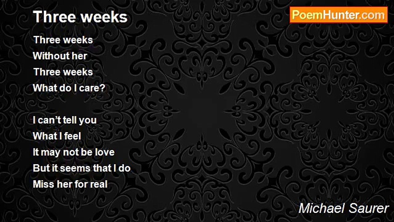 Michael Saurer - Three weeks
