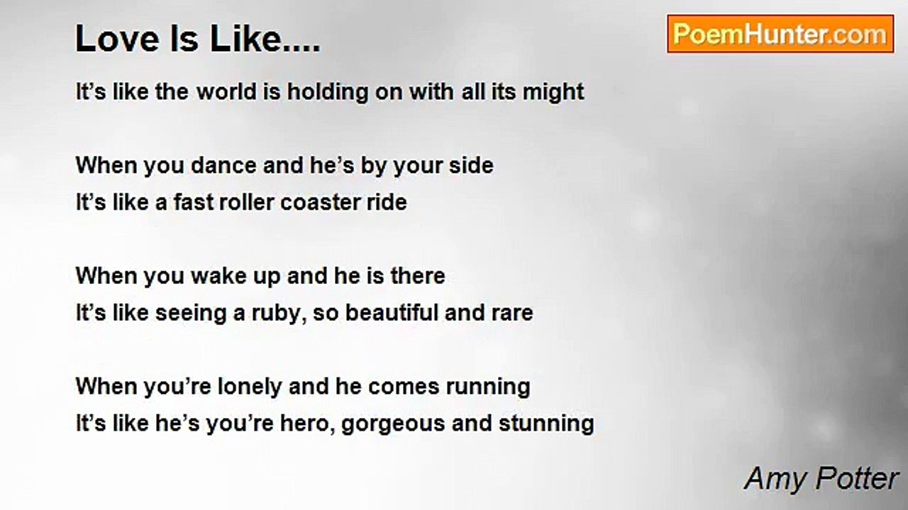 Amy Potter - Love Is Like....