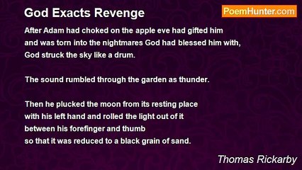 Thomas Rickarby - God Exacts Revenge